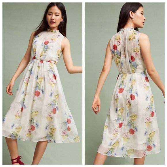 Anthropologie Dresses & Skirts - NWT ANTHROPOLOGIE Larietta Floral Midi Dress